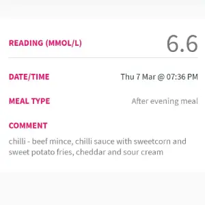 Chilli with sweet potato fries โ gestational diabetes dinner